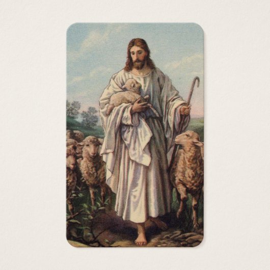 Gebetskarte | Jesus Good Shepherd 6 (Vorderseite)