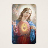 Gebetskarte | Jesus Heiliges Herz (Vorderseite)