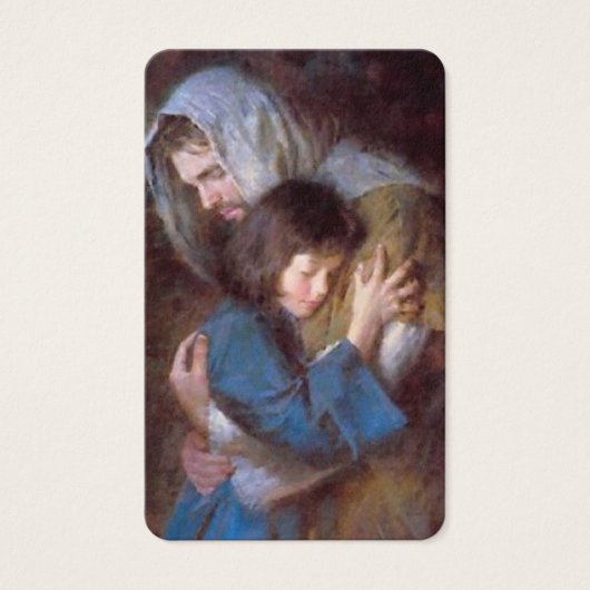 Gebetskarte | Jesus Hugs (Vorderseite)