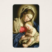 Gebetskarte | Madonna und Kind (Vorderseite)