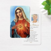 Gebetskarte | Mary Sacred Heart (Schreibtisch)