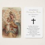 Gebetskarte | Mary weint nicht<br><div class="desc">Gebetskarten und katholische heilige Karten sind eine lange Tradition in der katholischen Kirche. Die Gebetskarten werden auf Beerdigungen verteilt mit einem Lieblingsgebet, dem Namen und den Daten der Verstorbenen und dienen als Erinnerung, für die Toten zu beten. Memorial Stationery bietet alle unsere katholischen Gebetskarten so einfach zu gestalten Designs. Gewohnte...</div>