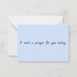 Gebetskarte Mitteilungskarte