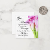 Gebetskarte Mitteilungskarte (Vorderseite/Rückseite Beispiel)