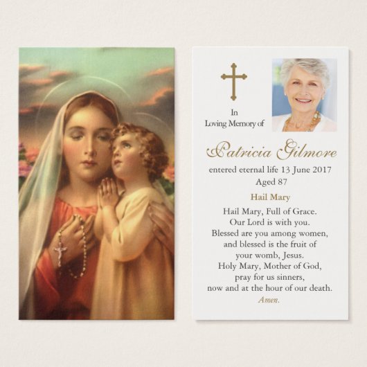 Gebetskarte | Mütter Hingabe (Vorne & Hinten)