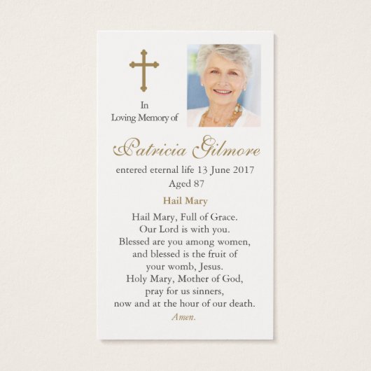 Gebetskarte | Mütter Hingabe (Rückseite)