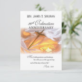 Gebetskarte Name 20. Jubiläumskreuz Dankeskarte (Stehend Vorderseite)