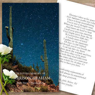 Gebetskarte Night Sky - Deluxe Visitenkarte
