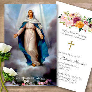 Gebetskarte   Our Lady - Deluxe Visitenkarte