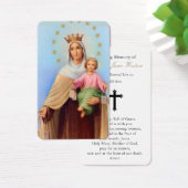 Gebetskarte | Our Lady Mt Carmel (Schreibtisch)