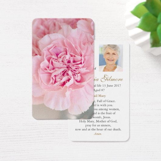 Gebetskarte | Peony (Schreibtisch)