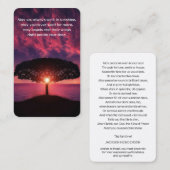 Gebetskarte | Phantastisch Sunset Deluxe Visitenkarte (Vorne/Hinten)