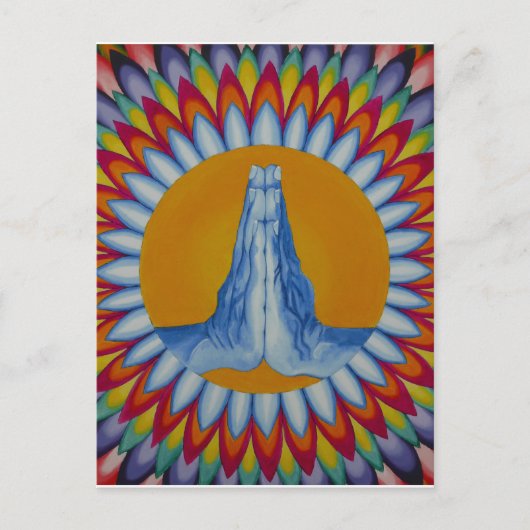 Gebetskarte Postkarte (Vorderseite)