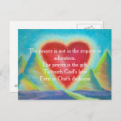 Gebetskarte Postkarte (Vorne/Hinten)