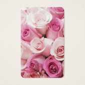 Gebetskarte | Rose in rosa Farbtönen (Vorderseite)