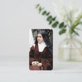 Gebetskarte | Saint Thérèse Visitenkarte (Stehend Vorderseite)