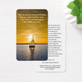 Gebetskarte | Schiff und Sonnenuntergang (Schreibtisch)