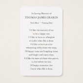 Gebetskarte | Seeschifffahrt 1 (Rückseite)