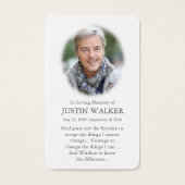 Gebetskarte | Serene Waters (Rückseite)