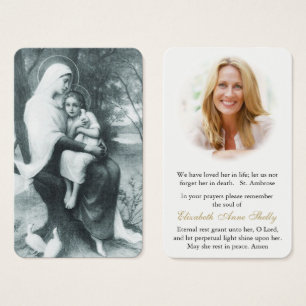 Gebetskarte   St Anne & Child Mary