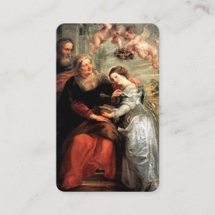 Gebetskarte St Anne & St Joachim Visitenkarte