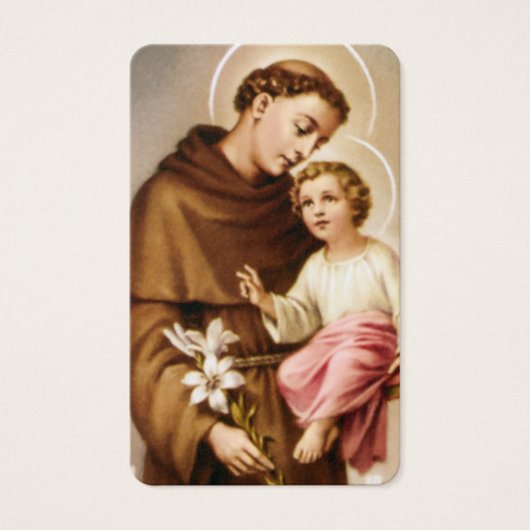 Gebetskarte | St Anthony 3 (Vorderseite)