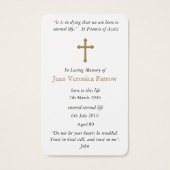 Gebetskarte | St. Anthony & Baby Jesus (Rückseite)