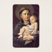Gebetskarte | St. Anthony & Baby Jesus (Vorderseite)