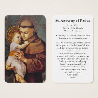 Gebetskarte | St. Anthony Padua