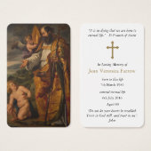 Gebetskarte | St. Augustine 6 (Vorne & Hinten)