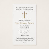 Gebetskarte | St Christopher (Rückseite)