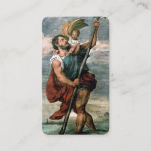 Gebetskarte St Christopher Travel Visitenkarte
