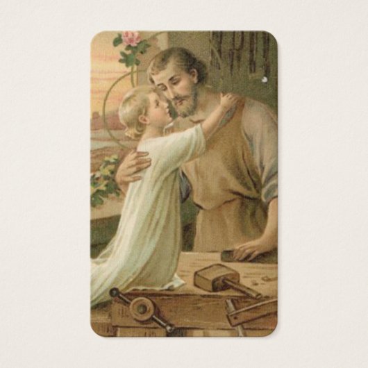 Gebetskarte | St Joseph The Worker (Vorderseite)