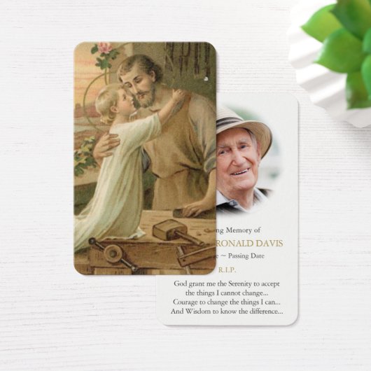 Gebetskarte | St Joseph The Worker (Schreibtisch)