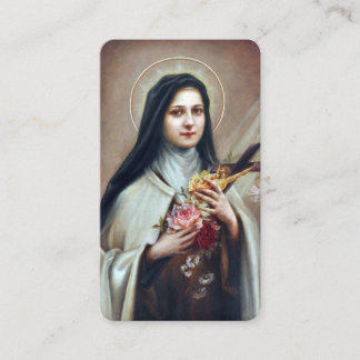 Gebetskarte | St. Therese Novena Gebet Visitenkarte