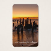 Gebetskarte | Sunset Peace (Vorderseite)