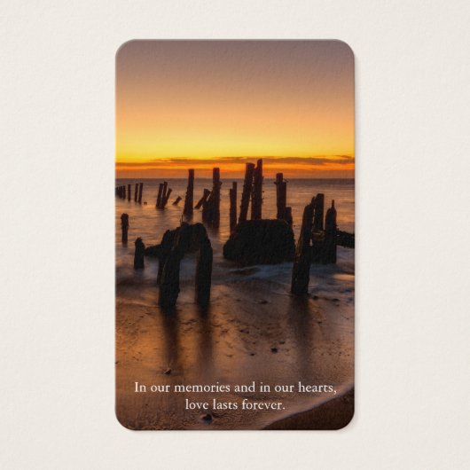 Gebetskarte | Sunset Peace (Vorderseite)