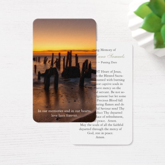 Gebetskarte | Sunset Peace (Schreibtisch)