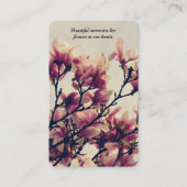 Gebetskarte | Sweet Magnolia - Deluxe Visitenkarte (Vorderseite)