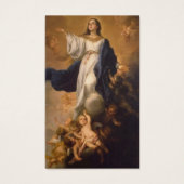 Gebetskarte | Übernahme von Mary mit Cross (Vorderseite)