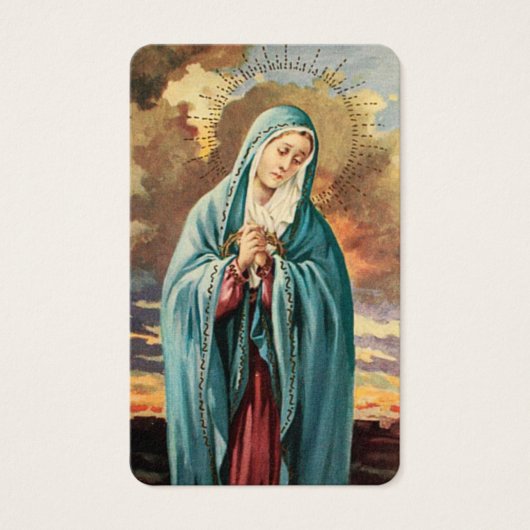 Gebetskarte | Unsere Mutter Mary (Vorderseite)