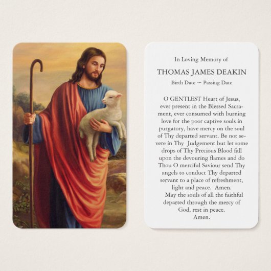 Gebetskarte | verlorene Schafe (Vorne & Hinten)