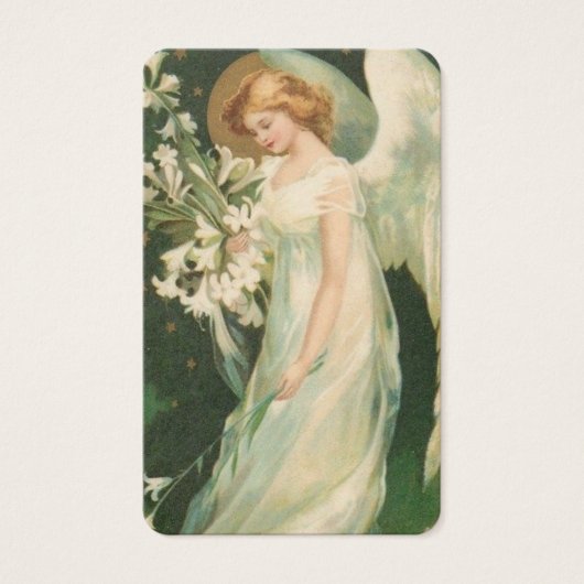 Gebetskarte | Vintager Angel (Vorderseite)