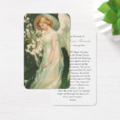 Gebetskarte | Vintager Angel (Schreibtisch)