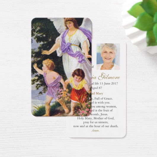 Gebetskarte | Vintager Wächter Angel 1 (Schreibtisch)