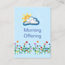 Gebetskarte Visitenkarte