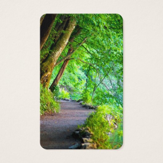 Gebetskarte | Waldweg (Vorderseite)