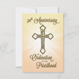 Gebetskarte zum 50. Jubiläum Ordination Dankeskarte