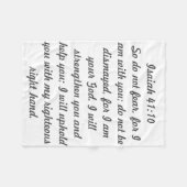 Gebetskeule Fleecedecke (Vorderseite (Horizontal))