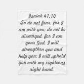 Gebetskeule Fleecedecke (Vorderseite)